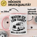 Lkw Fahrer Trucker Tasse Geschenk Lustige Geschenkidee Spruch Warum Ich Lkw Fahre Weil Ich Es Kann Rosa Trendation