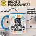 Einschulung Tasse Geschenk Kita Abgänger 2025 Eine Legende Geht Vom Gelände 1. Schultag Blau Trendation
