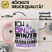 Winzer Ausbildung Tasse Geschenk Ich Bin Winzer In Der Ausbildung Ich Darf Das Geschenkidee Spruch Rosa Trendation