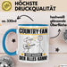 Country-Fan Tasse Geschenk für Country-Fan Der Mann Der Alles Kann Geschenkidee zum Geburtstag Blau Trendation