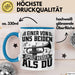 Posauntist Tasse Geschenk Trompete Posaune Einer Von Uns Beiden Spielt Besser Als Du Geschenkidee Blau Trendation