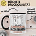 Jazz-Liebhaber Geschenk Tasse So Gut Kann Nur Ein Jazz-Liebhaber Aussehen Geschenkidee Kaffee-Becher Schwarz Trendation