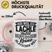 Sarkastischer Spruch Tasse Geschenk für Frauen Nur Weil Ich Lächle Heißt Das Nicht Dass Ich Dir Keine Klatschen Will Kaffee-Becher Rosa Trendation