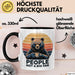 Introvertierter Bär Tasse Geschenk Lustige Geschenkidee People Not A Big Fan Trendation