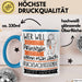 Rucksackreisende Tasse Geschenk Spruch Wer Will Schon Prinzessin Sein Wenn Man Auch Rucksackreisende Sein Kann Blau Trendation