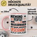 Halbschwäger Geschenk Tasse Lustige Geschenkidee für Halbschwäger Geburtstag Kaffee-Becher Niemand Ist Perfekt Aber Als Halbschwäger Ist Man Nah Dran Rosa Trendation