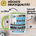 Modelbauer Geschenk Tasse Lustiger Spruch Erheben Sie Sich Der Modelbauer Betritt den Raum Grün Trendation