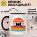 Katzen Tierliebhaber Vintage Tasse Geschenk Lustige Geschenkidee Spruch Schwarz Trendation