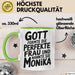Monika Tasse Geschenk Gott Formte Die Perfekte Frau Monika Geschenkidee Grün Trendation