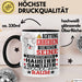 Haustiersanitäter Geschenk Tasse Lustiger Spruch Erheben Sie Sich Der Haustiersanitäter Betritt den Raum Schwarz Trendation