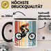 Tasse SIEBEN Grafik RetroStil Geschenkidee 7. Geburtstag Jungs Schwarz Trendation