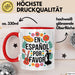 Spanischlehrer Unterricht Tasse Geschenk Lustige Geschenkidee Spruch En Español Por Favor Rot Trendation