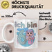 6. Geburtstag Mädchen Geschenk Meerjungfrau Geschenk Tasse für Mädchen Nymphe Nixe Becher Grafik Weiß Trendation