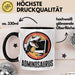 IT Informatiker Nerd Tasse Geschenk Adminosaurus Spruch Trendation