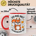 Eichhörnchen Tierliebhaber Tasse Geschenk Lustige Geschenkidee Spruch Ich Mag Halt Einfach Eichhörnchen Rot Trendation