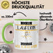 Läuferin Tasse Geschenk Ich Bin Läuferin Warum Weil Ich Es Kann Geschenkidee Geburtstag Grün Trendation