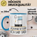 Geschenk für Aquarium-Tüftlerin Tasse Lustige Geschenkidee Geburtstag Ich Bin Aquarium-Tüftlerin Ich Darf Das Blau Trendation