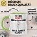 Neffe Geschenk Tasse Lustiger Spruch Ich Bin Neffe Warum Weil Ich Es Kann Geschenkidee Bester Neffe Geburtstag Kaffee-Becher Grün Trendation