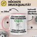 Onkel Geschenk Tasse Lustige Geschenkidee Geburtstag für Onkel Ich Bin Dieser Legendäre Onkel Von Dem Alle Geredet Haben Kaffee-Becher Rosa Trendation