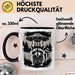 Waschbär Tierliebhaber UFO Alien Tasse Geschenk Lustige Geschenkidee Spruch Schwarz Trendation
