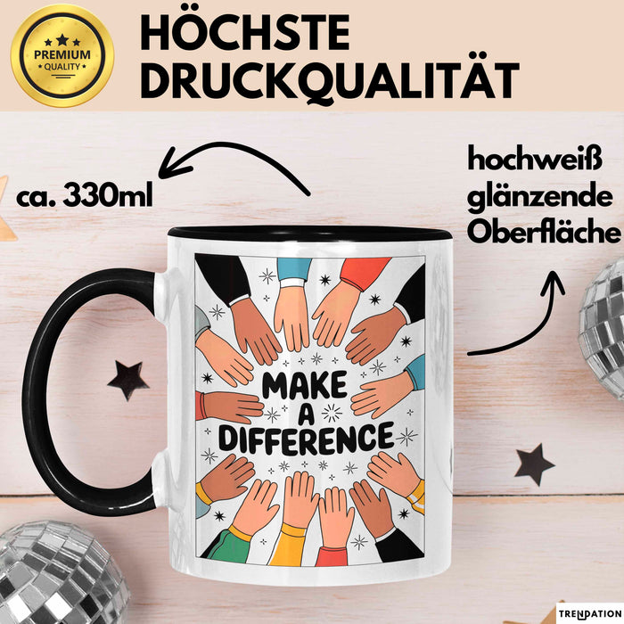 Freiwilliger Tasse Geschenk Lustige Geschenkidee Spruch Für Veränderungs Macher Trendation