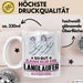 Langläufer Geschenk Tasse So Gut Kann Nur Ein Langläufer Aussehen Geschenkidee Kaffee-Becher Weiß Trendation