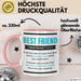 Tasse Geschenk Best Friend Definition Lustiger Spruch Becher Rosa Trendation