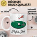 Golf Liebhaber Tasse Perfekter Schlag Geschenkidee Weiß Trendation