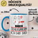Geschenk für Trailrunnerin Tasse Lustige Geschenkidee Geburtstag Ich Bin Trailrunnerin Ich Darf Das Blau Trendation