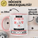 Rodeo-Cowgirl Tasse Geschenk Becher Stark Attraktiv Furchtlos Rodeo-Cowgirl Lustige Geschenkidee Rosa Trendation