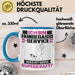 Hundegassi-Service Tasse Geschenk für Hundegassi-Service Geburtstag Lustiger Spruch Kaffee-Becher Was Ist Deine Superkraft Blau Trendation