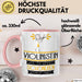 Violinistin Weil Es Keinen Schöneren Beruf Gibt Tasse Geschenk für Eine Violinistin Lustig Rosa Trendation