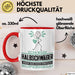 Halbschwäger Geschenk Tasse Ich Bin Halbschwäger Aber Sag Doch Einfach Superheld Lustige Geschenkdiee für Halbschwäger Kaffee-Becher Rot Trendation