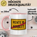 Rentner Tasse Geschenk Rente Arbeit Ruhestand Rosa Trendation
