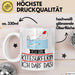 Geschenk für Kitesurferin Tasse Lustige Geschenkidee Geburtstag Ich Bin Kitesurferin Ich Darf Das Weiß Trendation