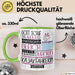 Kajakfahrerin Geschenk Becher Tasse Gott Schuf Alle Menschen Gleich Nur Die Besten Durfeten Kajakfahrerin Werden Geschenkidee Lustig Grün Trendation