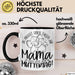 Mutter Geschenk Tasse Mama Du Machst Einen Tollen Job Alles Gute Zum Muttertag Geschenkidee Mütter Kaffee-Becher Schwarz Trendation