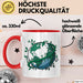 Öko Krieger Tasse Geschenkidee für Grünen Planeten Rot Trendation