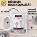 Hundesportlerin Tasse Geschenk Becher Stark Attraktiv Furchtlos Hundesportlerin Lustige Geschenkidee Weiß Trendation