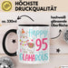 95er Geburtstag Tasse Geschenk Happy 95 And Glamarous Llama Alpaka Liebhaber Geschenkidee zum Geburtstag Trendation