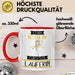 Läuferin Tasse Geschenk Becher Stark Attraktiv Furchtlos Läuferin Lustige Geschenkidee Rot Trendation