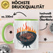 BBQ Fan Tasse Geschenkidee für Grill Enthusiasten Grün Trendation