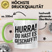 Schüler Abschluss Tasse Geschenk Lustige Geschenkidee Spruch Du Hast Es Geschafft Grün Trendation