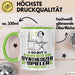 Synthesizer-Spieler Geschenk Tasse So Gut Kann Nur Ein Synthesizer-Spieler Aussehen Geschenkidee Kaffee-Becher Grün Trendation