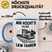 Lkw Fahrer Trucker Tasse Geschenk Lustige Geschenkidee Spruch Mir Reichts Ich Geh Lkw Fahren Blau Trendation