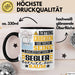Segler Geschenk Tasse Lustiger Spruch Erheben Sie Sich Der Segler Betritt den Raum Schwarz Trendation