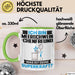 Meerschweinchenfreund Tasse Geschenk für Meerschweinchenfreund Geburtstag Lustiger Spruch Kaffee-Becher Was Ist Deine Superkraft Grün Trendation