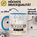 Professorin Geschenk Tasse Becher Die Frau Die Allen Kann Geschenkidee für eine Professorin Lustig Blau Trendation