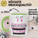 Karatesportlerin Weil Es Keinen Schöneren Beruf Gibt Tasse Geschenk für Eine Karatesportlerin Lustig Grün Trendation