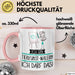 Geschenk für Tierkunst-Malerin Tasse Lustige Geschenkidee Geburtstag Ich Bin Tierkunst-Malerin Ich Darf Das Rosa Trendation